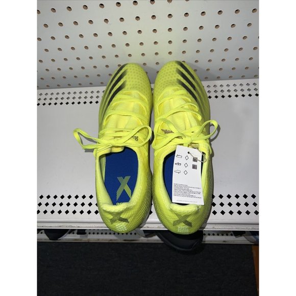 Adidas X Ghosted.3 FG Mens Soccer Cleats Size 13 Neon Green Black FW6948 - Picture 2 of 8